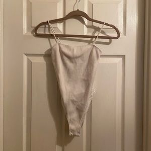 White Top Shop Bodysuit